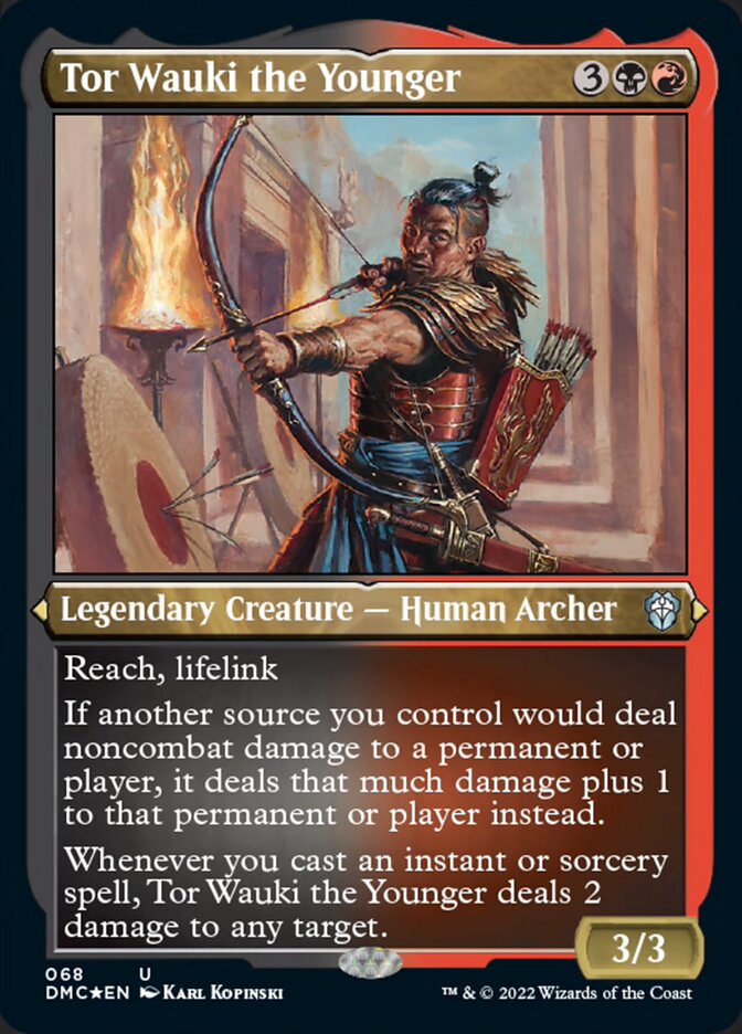 Tor Wauki the Younger (Foil Etched) [Dominaria United Commander] | Gaming Infinity