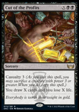 Cut of the Profits (Promo Pack) [Streets of New Capenna Promos] | Gaming Infinity