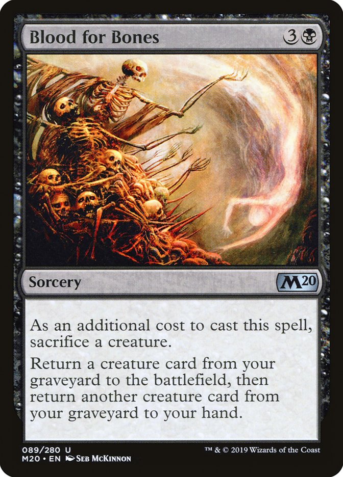Blood for Bones [Core Set 2020] | Gaming Infinity