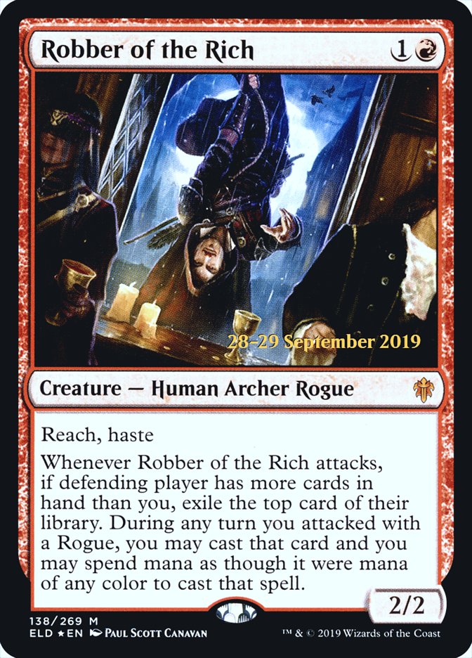 Robber of the Rich  [Throne of Eldraine Prerelease Promos] | Gaming Infinity