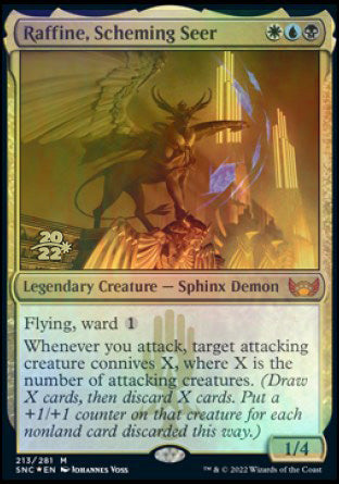 Raffine, Scheming Seer [Streets of New Capenna Prerelease Promos] | Gaming Infinity