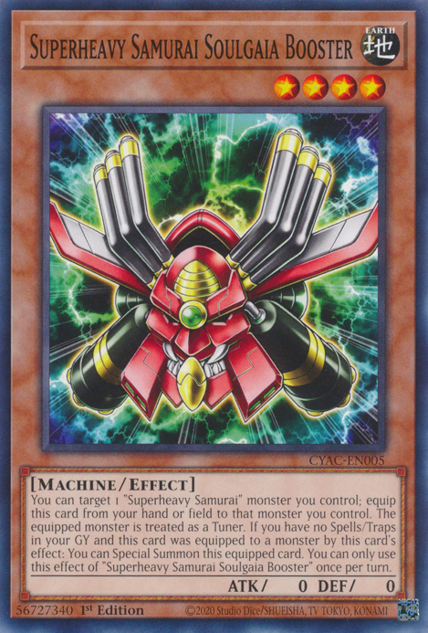 Superheavy Samurai Soulgaia Booster [CYAC-EN005] Common | Gaming Infinity