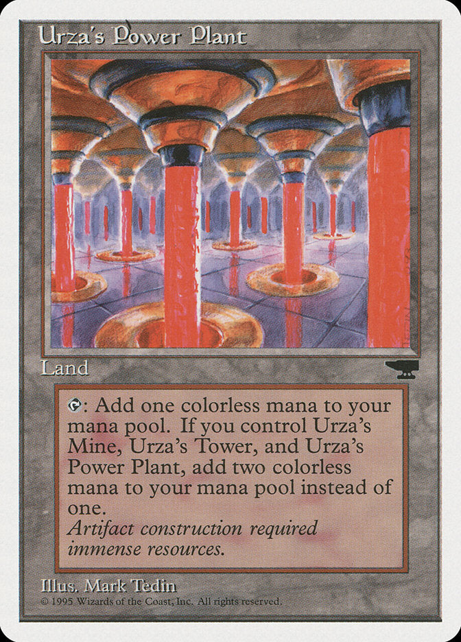 Urza's Power Plant (Red Columns) [Chronicles] | Gaming Infinity