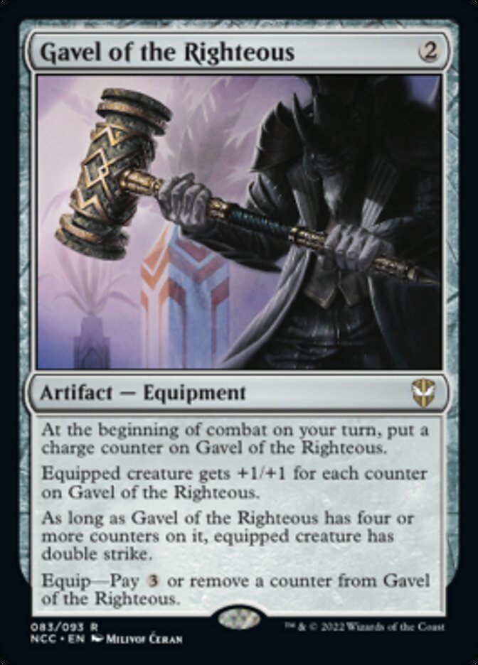 Gavel of the Righteous [Streets of New Capenna Commander] | Gaming Infinity