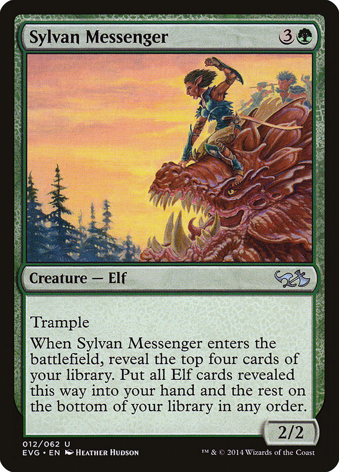 Sylvan Messenger (Elves vs. Goblins) [Duel Decks Anthology] | Gaming Infinity