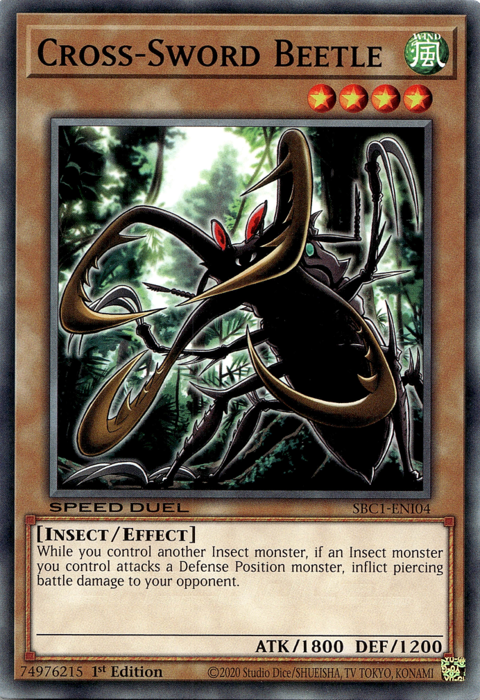 Cross-Sword Beetle [SBC1-ENI04] Common | Gaming Infinity