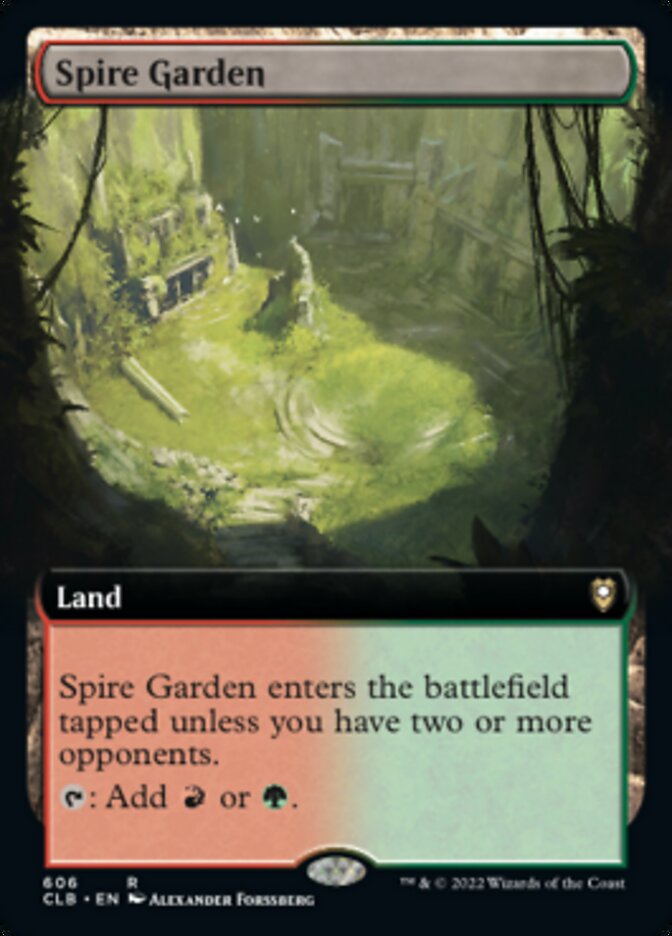 Spire Garden (Extended Art) [Commander Legends: Battle for Baldur's Gate] | Gaming Infinity