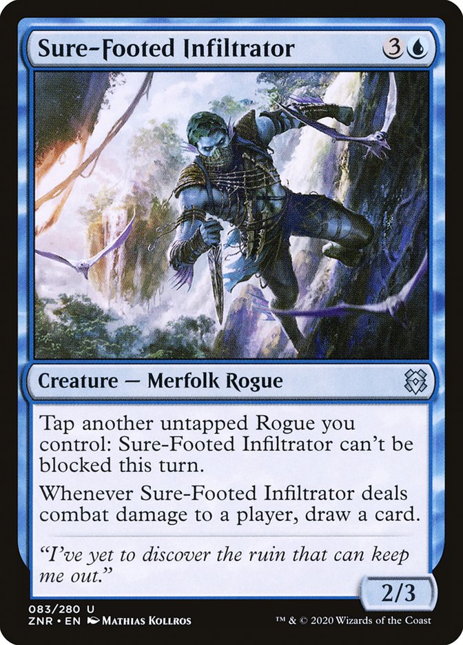 Sure-Footed Infiltrator [Zendikar Rising] | Gaming Infinity