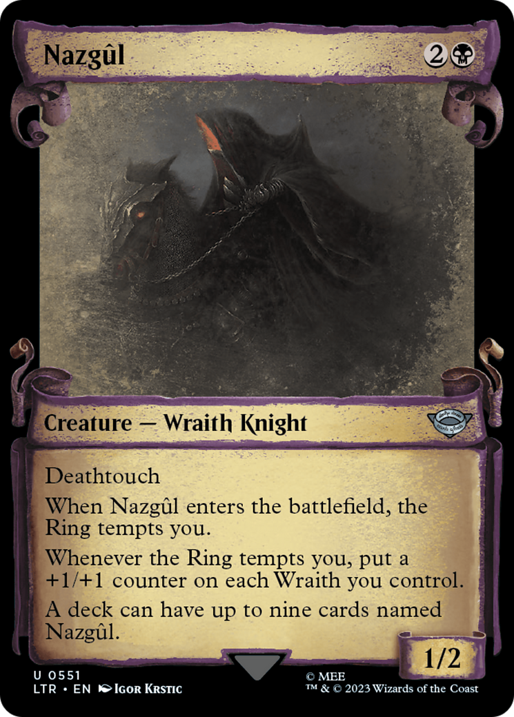 Nazgul (0551) [The Lord of the Rings: Tales of Middle-Earth Showcase Scrolls] | Gaming Infinity