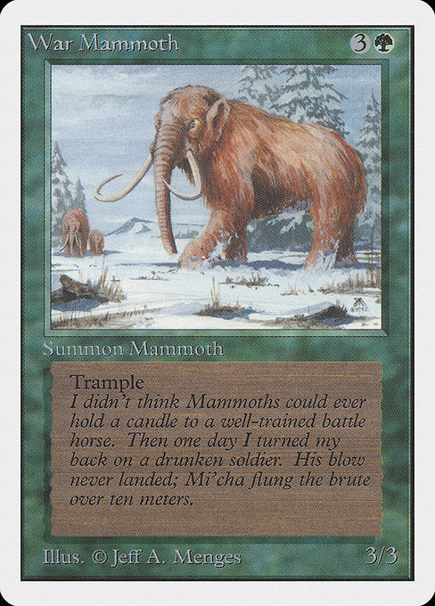 War Mammoth [Unlimited Edition] | Gaming Infinity