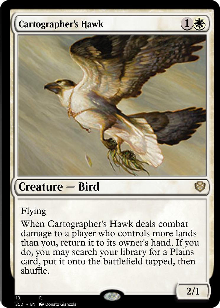 Cartographer's Hawk [Starter Commander Decks] | Gaming Infinity