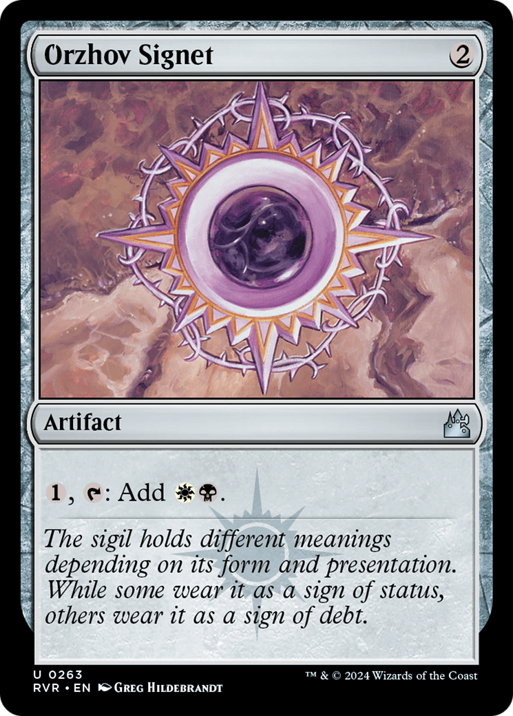 Orzhov Signet [Ravnica Remastered] | Gaming Infinity