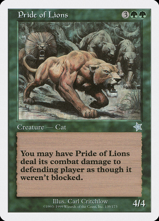 Pride of Lions [Starter 1999] | Gaming Infinity