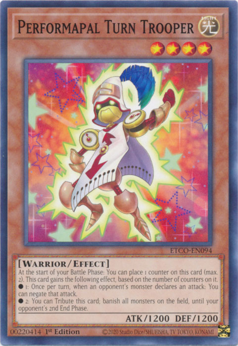 Performapal Turn Trooper [ETCO-EN094] Common | Gaming Infinity