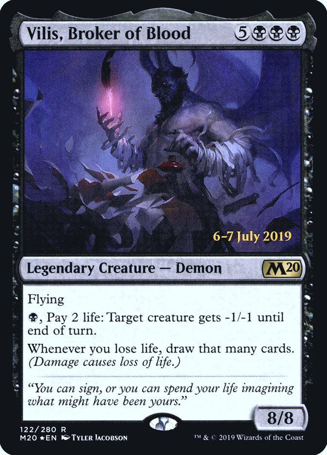 Vilis, Broker of Blood  [Core Set 2020 Prerelease Promos] | Gaming Infinity