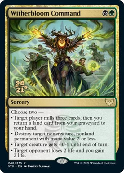 Witherbloom Command [Strixhaven: School of Mages Prerelease Promos] | Gaming Infinity