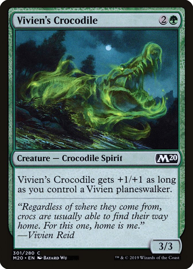 Vivien's Crocodile [Core Set 2020] | Gaming Infinity