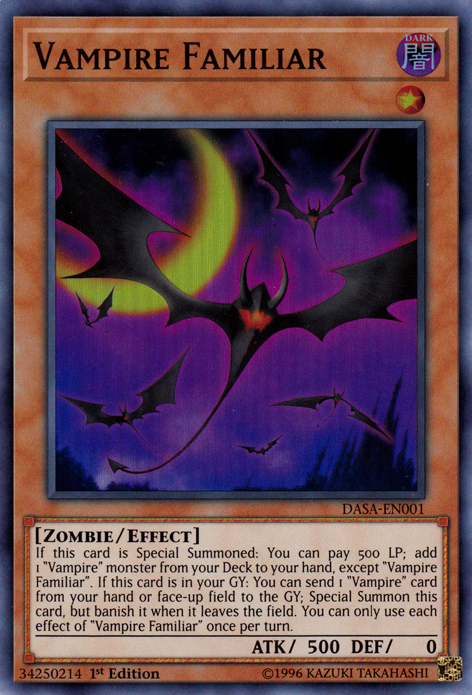 Vampire Familiar [DASA-EN001] Super Rare | Gaming Infinity