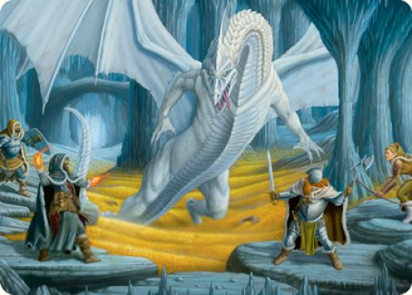 Cave of the Frost Dragon Art Card [Dungeons & Dragons: Adventures in the Forgotten Realms Art Series] | Gaming Infinity