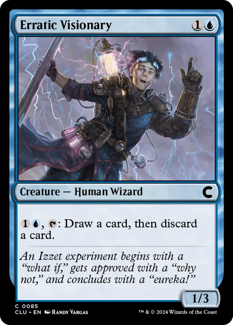 Erratic Visionary [Ravnica: Clue Edition] | Gaming Infinity