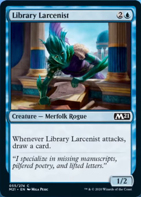 Library Larcenist [Core Set 2021] | Gaming Infinity