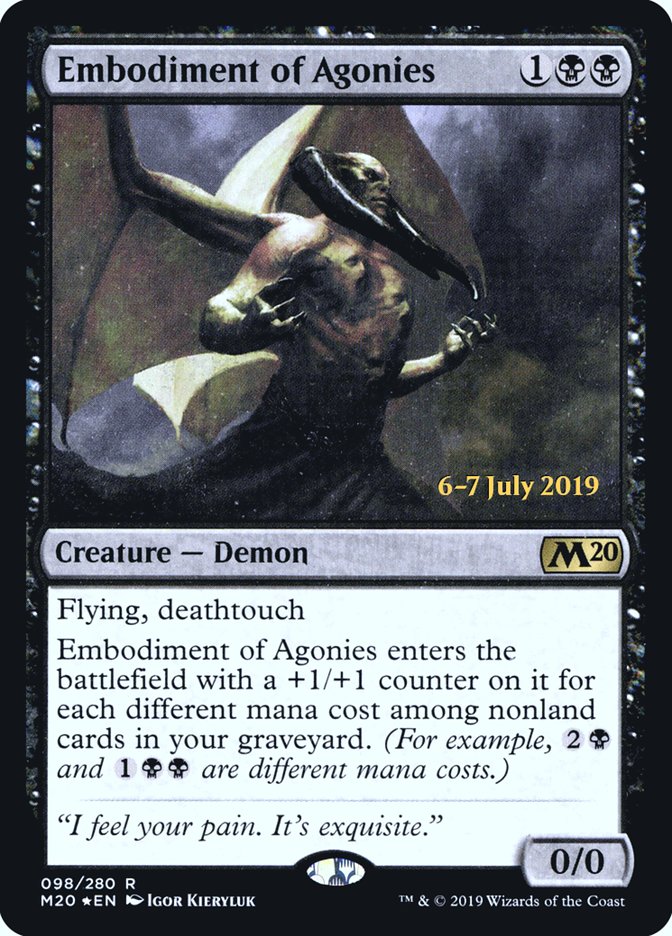 Embodiment of Agonies  [Core Set 2020 Prerelease Promos] | Gaming Infinity