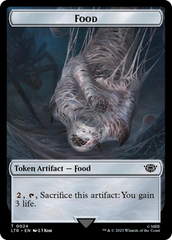 Smaug // Food (0024) Double-Sided Token (Surge Foil) [The Lord of the Rings: Tales of Middle-Earth Tokens] | Gaming Infinity