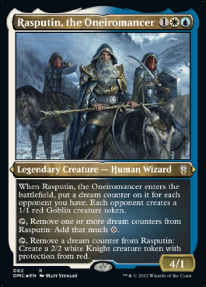 Rasputin, the Oneiromancer (Foil Etched) [Dominaria United Commander] | Gaming Infinity