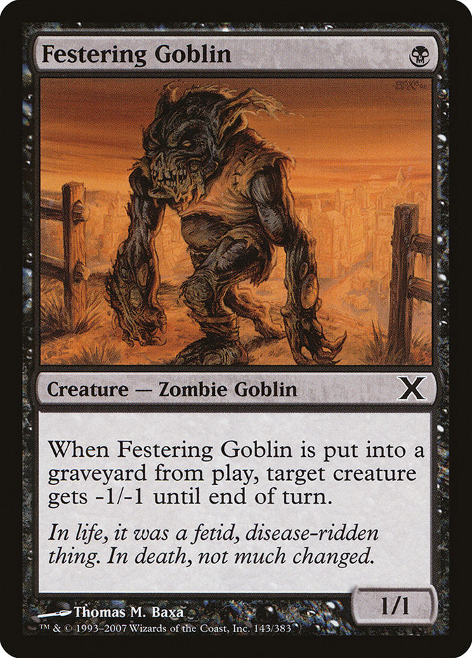 Festering Goblin [Tenth Edition] | Gaming Infinity