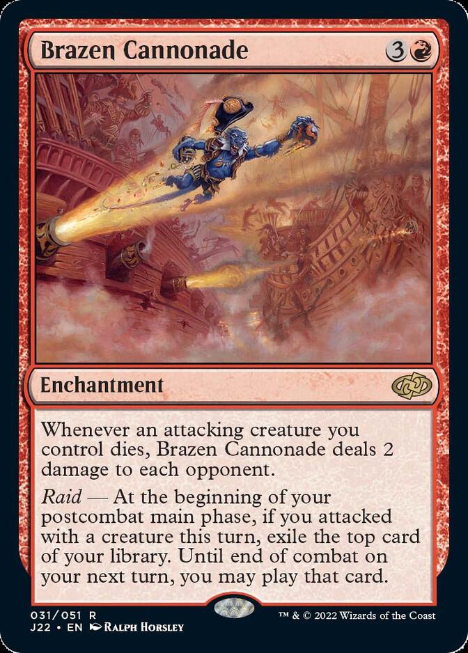 Brazen Cannonade [Jumpstart 2022] | Gaming Infinity