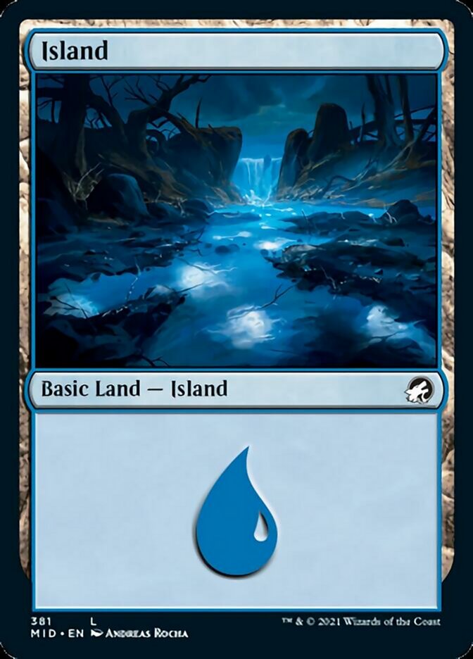 Island (381) [Innistrad: Midnight Hunt] | Gaming Infinity