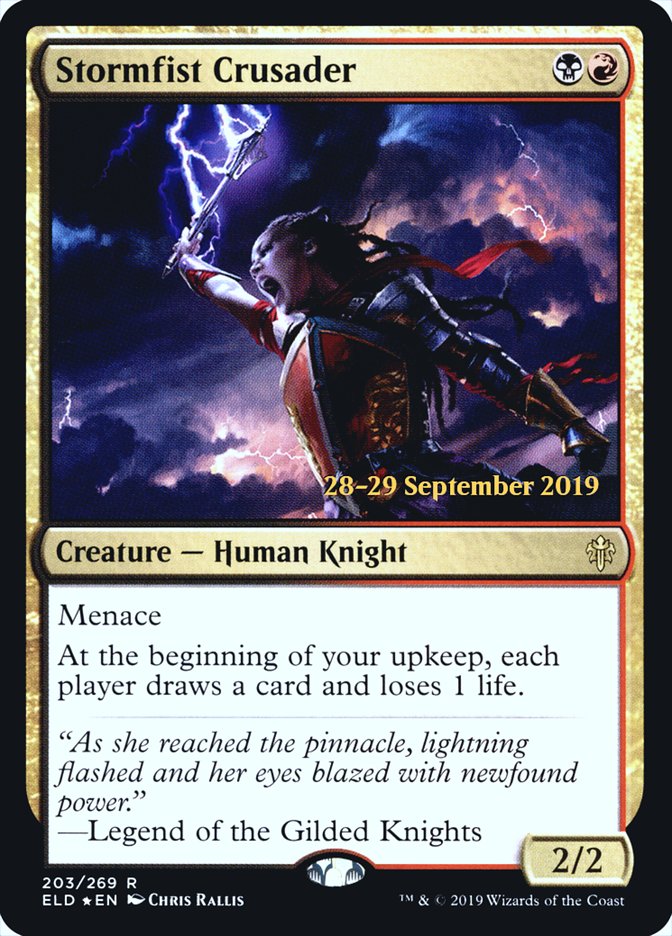 Stormfist Crusader  [Throne of Eldraine Prerelease Promos] | Gaming Infinity