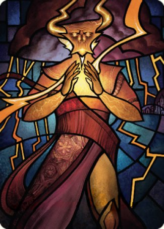 Najal, the Storm Runner Art Card [Dominaria United Art Series] | Gaming Infinity