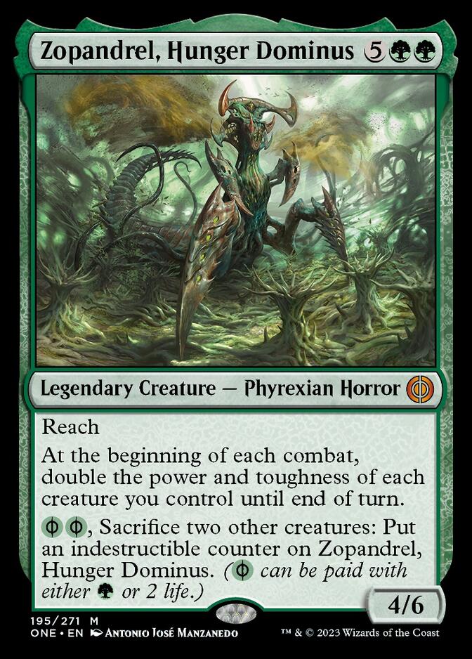 Zopandrel, Hunger Dominus [Phyrexia: All Will Be One] | Gaming Infinity