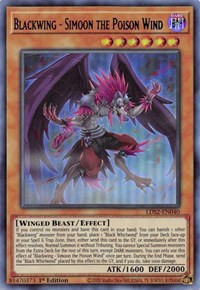 Blackwing - Simoon the Poison Wind (Purple) [LDS2-EN040] Ultra Rare | Gaming Infinity