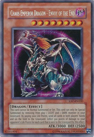 Chaos Emperor Dragon - Envoy of the End [IOC-EN000] Secret Rare | Gaming Infinity