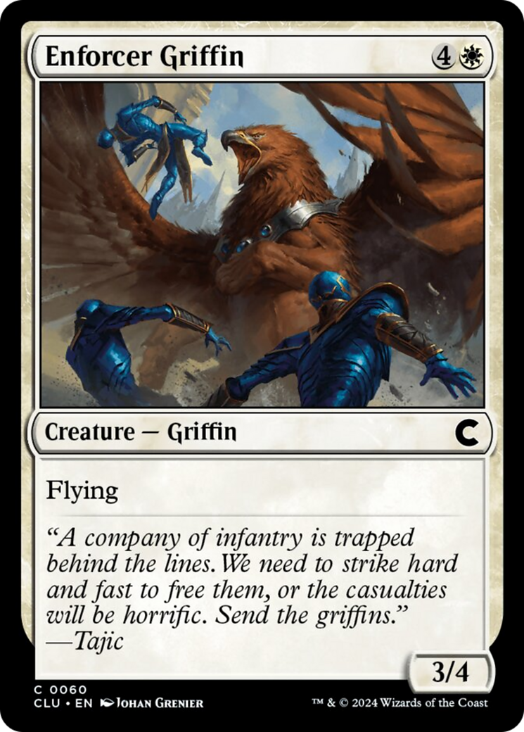 Enforcer Griffin [Ravnica: Clue Edition] | Gaming Infinity