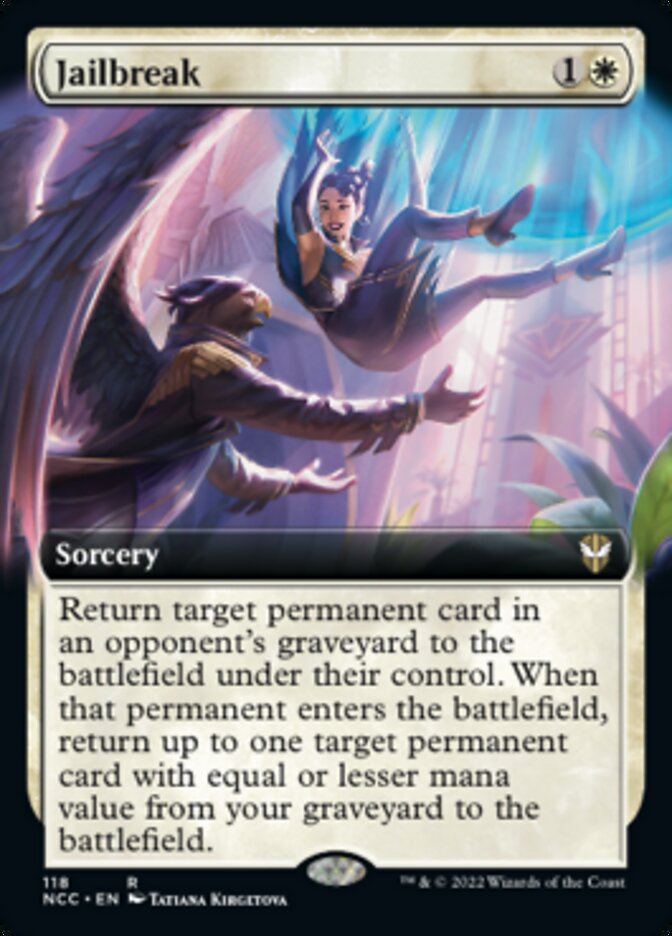 Jailbreak (Extended Art) [Streets of New Capenna Commander] | Gaming Infinity