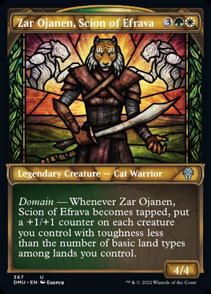 Zar Ojanen, Scion of Efrava (Showcase Textured) [Dominaria United] | Gaming Infinity