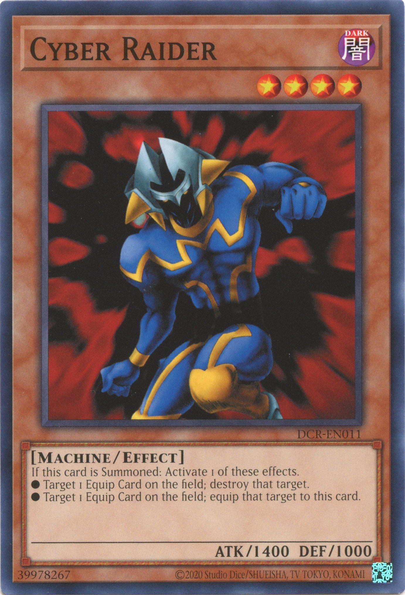Cyber Raider (25th Anniversary) [DCR-EN011] Common | Gaming Infinity