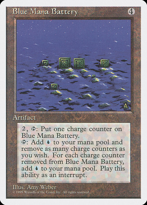 Blue Mana Battery [Fourth Edition] | Gaming Infinity