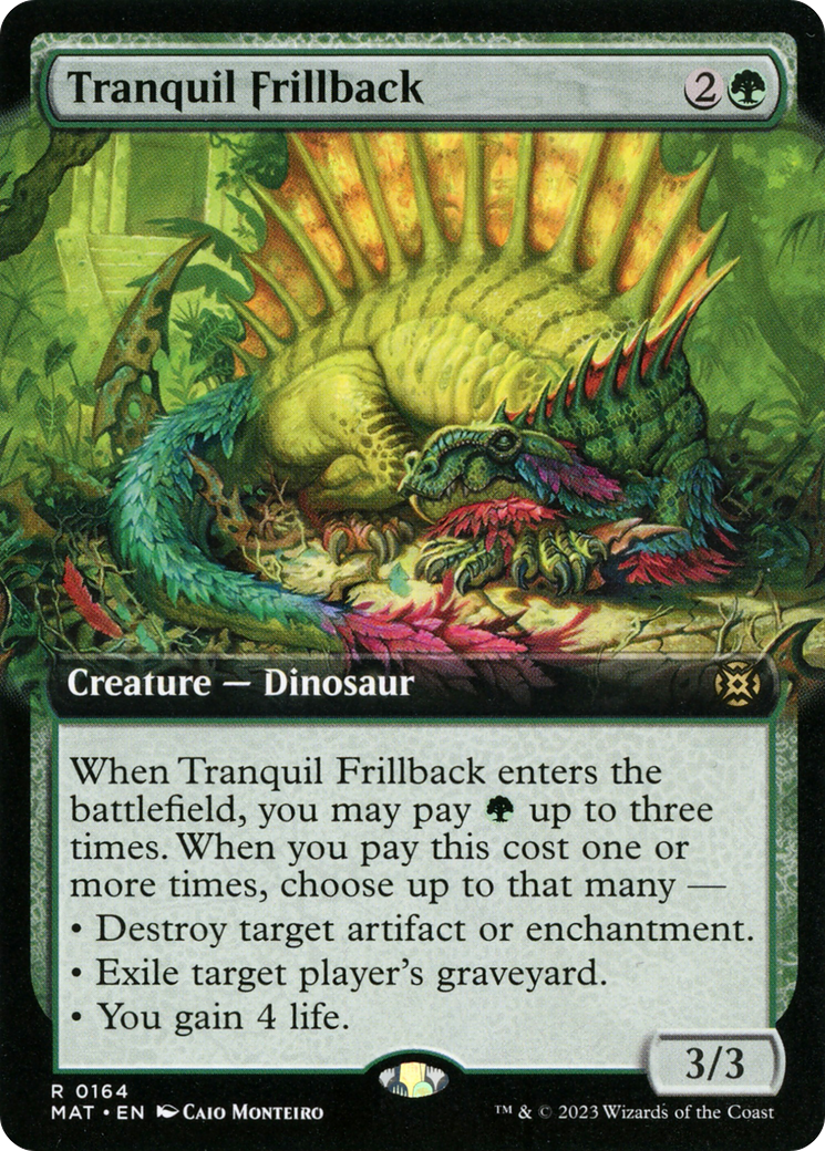 Tranquil Frillback (Extended Art) [March of the Machine: The Aftermath] | Gaming Infinity