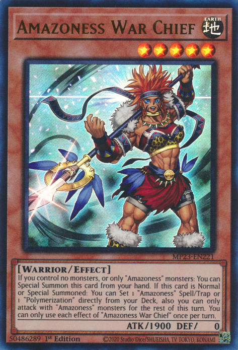 Amazoness War Chief [MP23-EN221] Ultra Rare | Gaming Infinity