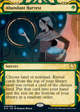 Abundant Harvest (Etched Foil) [Strixhaven Mystical Archive] | Gaming Infinity