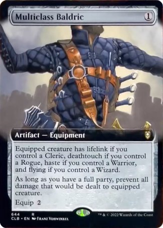 Multiclass Baldric (Extended Art) [Commander Legends: Battle for Baldur's Gate] | Gaming Infinity