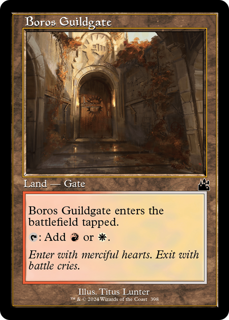 Boros Guildgate (Retro Frame) [Ravnica Remastered] | Gaming Infinity