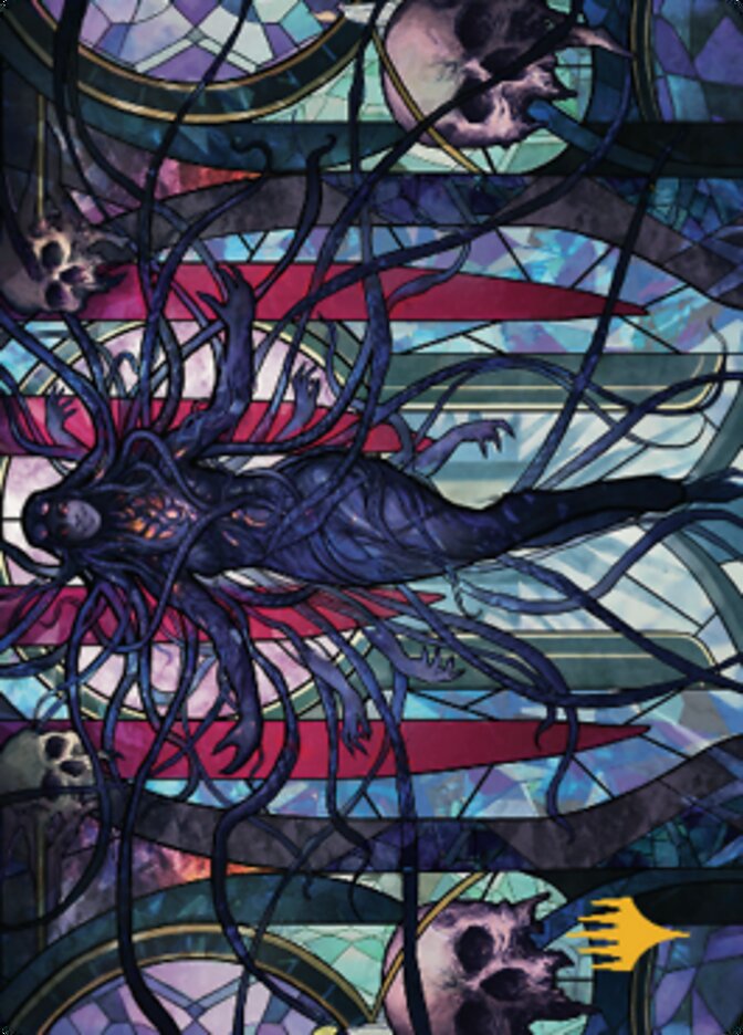 Braids, Arisen Nightmare Art Card 2 (Gold-Stamped Signature) [Dominaria United Art Series] | Gaming Infinity