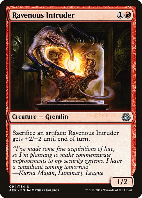 Ravenous Intruder [Aether Revolt] | Gaming Infinity