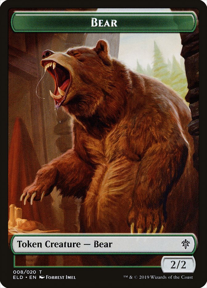 Bear [Throne of Eldraine Tokens] | Gaming Infinity
