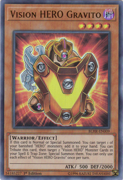 Vision HERO Gravito [BLHR-EN009] Ultra Rare | Gaming Infinity